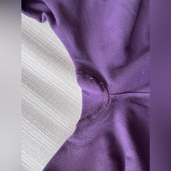 Lululemon Flow And Go Crop Leggings Deep Zinfandel Dark Purple Sz 10 - Picture 5 of 5